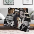 thumbnail image 6 of Cillian Murphy Blanket Cool #7 Throw Blankets Ultra Soft Flannel Lightweight Throws for Couch, Bed, All Seasons Use 30"*40"（76 * 100cm）, 6 of 6