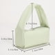 thumbnail image 3 of Bolso De Embrague Bolso de mano simple de cuero PU para mujer, de mano pequeños con cilindro sólido para mujer, 3 of 5