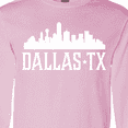 thumbnail image 4 of Inktastic Dallas Texas Skyline Tx Cities Long Sleeve T-Shirt, 4 of 5