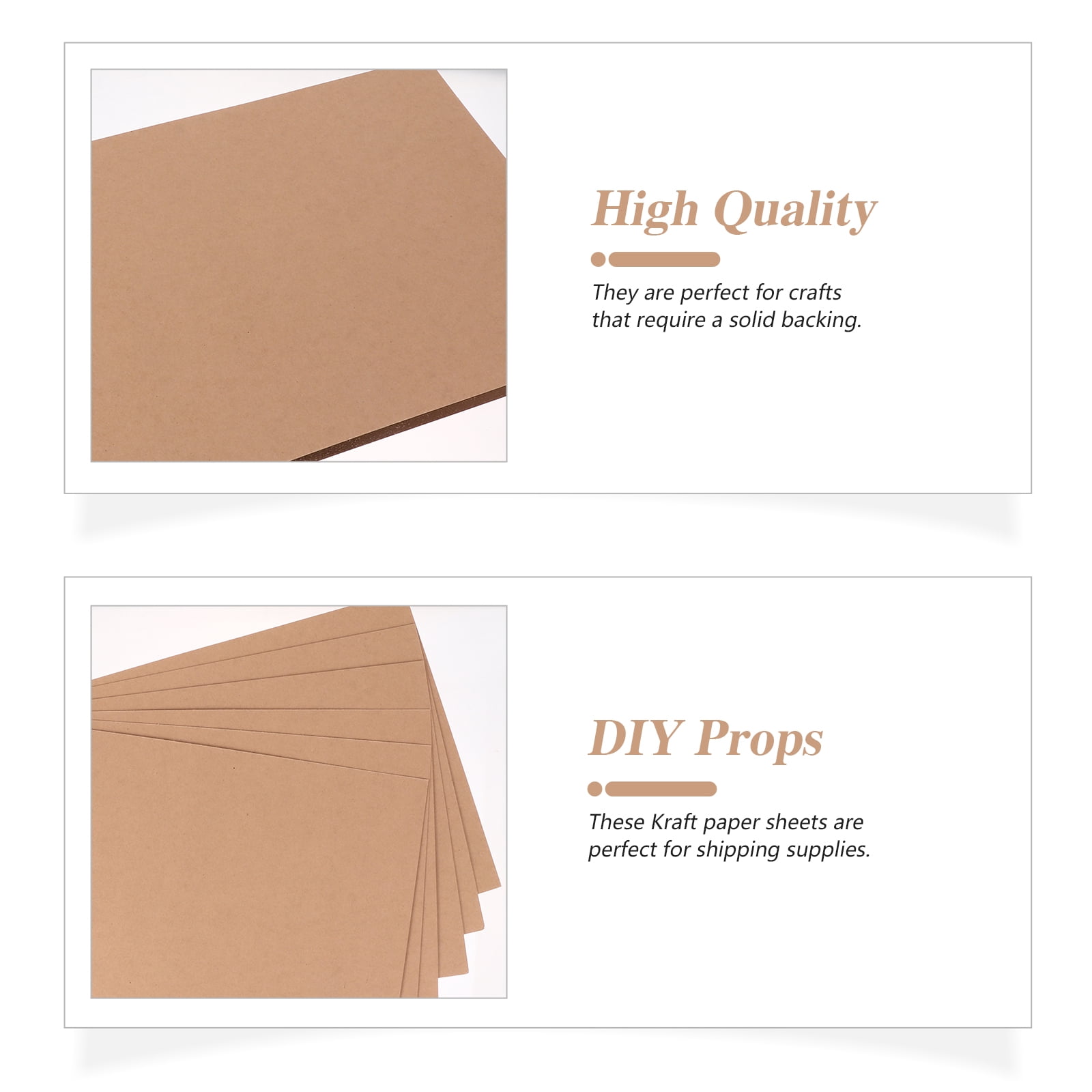 20 Pcs Creative DIY Cardboard Exquisite Kraft Bulletin Carton Student