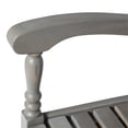 thumbnail image 4 of Home Square 2 Piece Patio Set with Wood Rocking Chair and End Table in Gray, 4 of 12