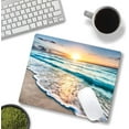 thumbnail image 4 of Mouse Pad, Beach Mouse Mat, Square Waterproof Non-Slip Rubber Base Computer MousePads for Desk Office Laptop, 4 of 6