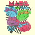 thumbnail image 2 of Men's Teenage Mutant Ninja Turtles Retro Made in the '80s Graphic Tee Beige Large, 2 of 4