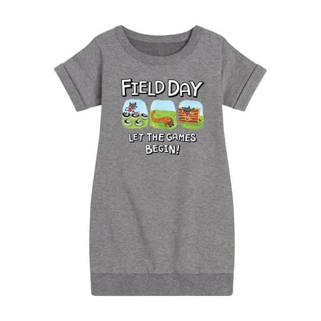 

Pete the Cat - Field Day - Let the Games Begin - Participating in Challenges - Toddler And Youth Girls Fleece Dress