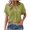 Mint Green, variant on Tqcoqu Gauze Shirts Button Down Dress Shirts for Women Casual Short Sleeve Textured Collared Summer Work Casual Vacation Blouses,Pink,Women's S-XXL