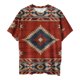 thumbnail image 4 of Blusa de manga corta con estampado de cuello redondo informal para mujer a la moda, Tops de verano OAVQHLG3B Store lin121212, 4 of 4