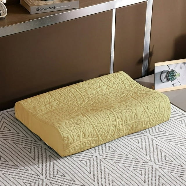 Zhuge 1Pcs Latex pillowcase Customized, exclusive patterned pillowcase to create your own private sleeping space 13.78x23.62inch(camel)