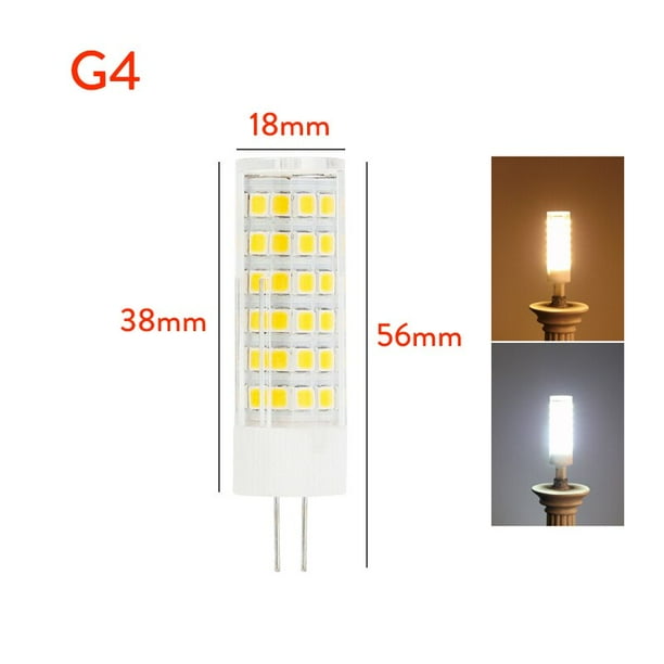 G4 G9 BA15D E11 E12 E14 E17 luces LED regulables Mini 102 bombillas LED de maíz 9W reemplaza 80W lámparas halógenas 220V 110V para casa