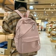 thumbnail image 1 of Sac d'École Uni pour Étudiant, Sac à Dos Décontracté et Tendance pour Étudiante au Collège et au Secondaire, 1 of 5