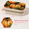 thumbnail image 5 of Thanksgiving Pumpkin Leaves Velvet Portable Travel Organizer with Removable Compartment - Gift, Jewelry Boxes, Necklace, and Jewelry Organizer, 5 of 7