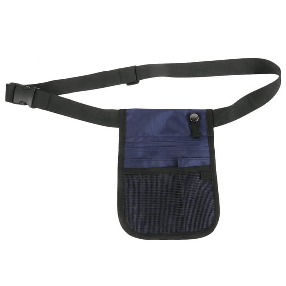Toolganize Canvas Apron Bag Waist Multifunctional Portable Medical Supplies Nurse Storage Garden Restaurant Waiter (dark Blue) Survival Oxford Cloth