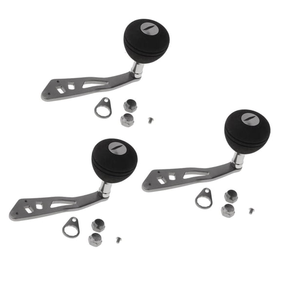 Osdhezcn Aluminum Alloy Baitcasting Reel Power Handle Rotating Fishing Reel Handle Single Knob Fishing Reel Power Handle