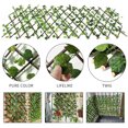 thumbnail image 3 of 27.5"/70CM Artificial Plastic Wind Screen Grape Leaves Fence Wall Garden Decor, 3 of 7