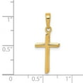thumbnail image 2 of 14k Yellow Gold Solid Polished Religious Faith Cross Pendant Necklace 11.3x24.1mm Pendant for Women, 2 of 2