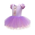 thumbnail image 4 of QEFJNO 3-8Y Princess Ballet Leotards Tutu Dress for Toddler Girls Kids Ballerina Tulle Dancewear, 4 of 8