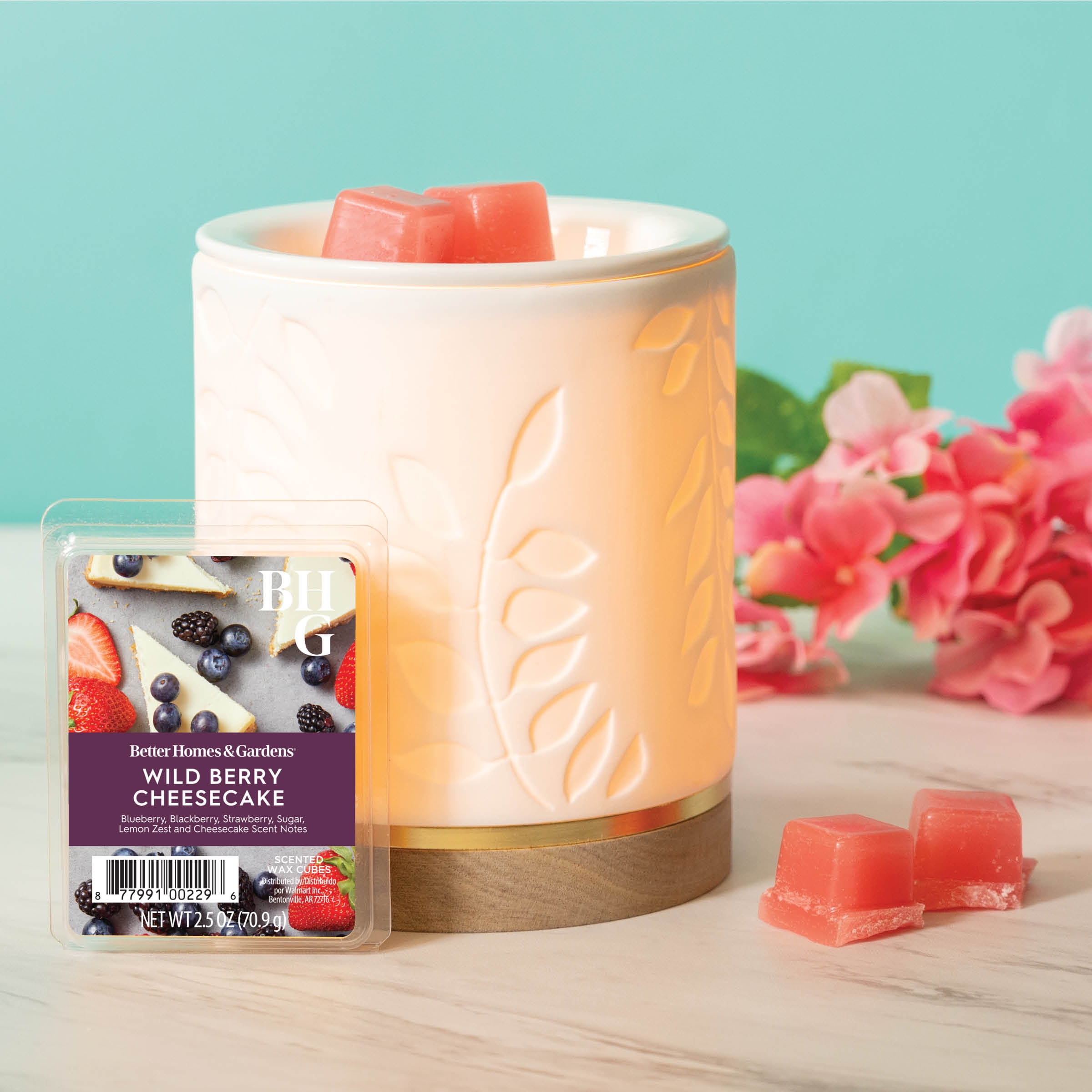 Wild Berries & Cheesecake Scented Wax Melts, Better Homes & Gardens, 2.5 oz