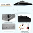 thumbnail image 4 of EAGLE PEAK 12 x 12 Pop Up Canopy Tent Instant Outdoor Canopy Easy Set-up Straight Leg Folding Shelter, 4 of 9