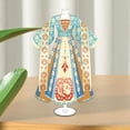 thumbnail image 1 of Kit de materiales para ropa antigua china, kit para hacer atuendos, bricolaje, desarrollo de habilidades, juguete elegante hecho a mano para niños. 5 maniquíes, 1 of 8