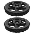 thumbnail image 4 of LOLIPPYY 2-Pack 12-Inch Heavy-Duty Lawn Mower Wheels with PVC Tires and PP Hubs, Universal Fit for Garden Tillers and Yard Carts, 12.7mm Bearing Hole, 4 of 7