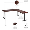 thumbnail image 6 of Move 60 Series 72W L Shaped Standing Desk in Hansen Cherry - Engineered Wood, 6 of 7