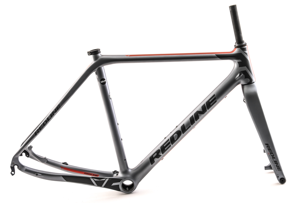Redline Conquest Flight Disc 51cm Carbon Cyclocross CX Bike Frame Fork 700c NEW Walmart