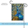 thumbnail image 3 of Toland Home Garden Pair of Peacocks Birds Bird Flag Double Sided 12x18 Inch, 3 of 5
