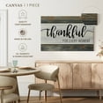 thumbnail image 5 of Elephant Stock Thankful For Every Moment Quote Wall Art - Horizontal Canvas Wall Art - Living Room Wall Decor - Inspirational And Typography Canvas - Black And Gray Decor - 39" x 26", 5 of 8