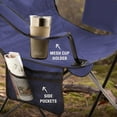 thumbnail image 4 of Coleman Portable Camping Chair with 4-Can Cooler, Cushioned Seat & Back with Side Pockets & Cup Holder, Carry Bag Included, Great for Camping, Tailgating, Firepits, Patio, & More, 4 of 8