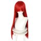 thumbnail image 3 of Peluca ANOGOL roja de 80 cm de largo, recta, para mujer, Halloween, 3 of 7