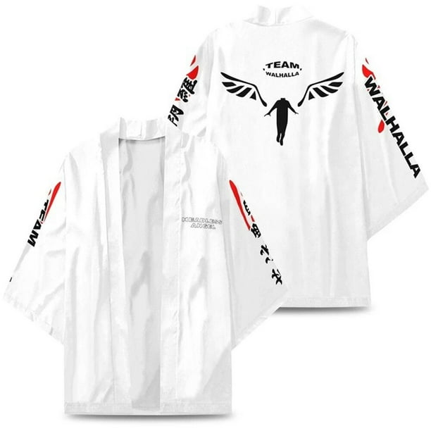 Tokyo Revengers Hanemiya Kazutora Cosplay Disfraces Kimono Camisa Abrigo Valhalla Capa Uniforme Mikey Draken Cape Ropa de HalloweenXXXLTokyo Revengers Gao Jinjia LED