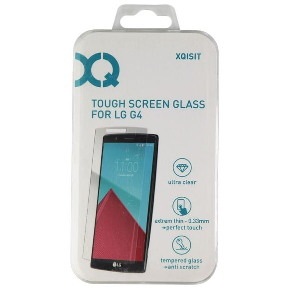 Xqisit Verre d'Écran Dur pour LG G4 Smartphones - Effacer