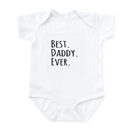 

CafePress - Best Daddy Ever Body Suit - Baby Light Bodysuit Size Newborn - 24 Months