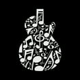 thumbnail image 2 of Music Notes Guitar - Women's Word Art T-Shirt, 2 of 2