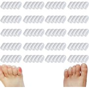 Silicone Anti-Friction Toe Protector, Gel Toe Protectors Breathable Toe Covers, Little Toe Protectors Caps Guards for Men Women, Toe Sleeves for Blisters and Ingrown Toenails ( Color : 100pcs )