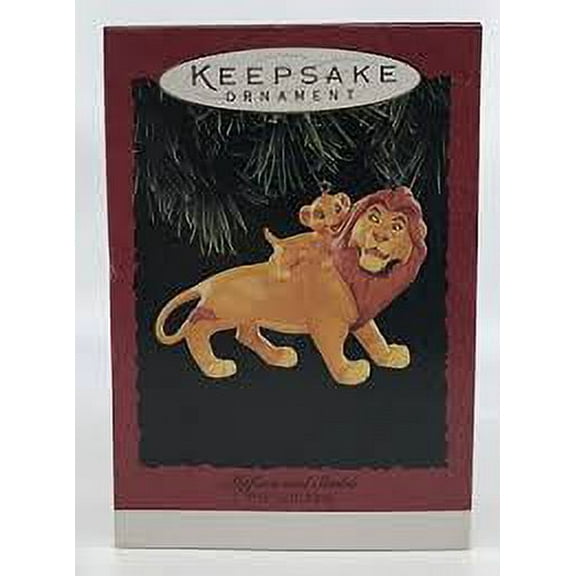 Hallmark Keepsake Ornament Mufasa and Simba the Lion King