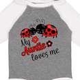 thumbnail image 4 of Inktastic My Auntie Loves Me with Cute Lady Bugs Boys or Girls Long Sleeve Baby Bodysuit, 4 of 5