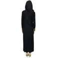 thumbnail image 4 of Bimba Women's Black Long Sleeve Abaya Formal Gown Dress Burqa With Hijab -6, 4 of 5