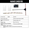 thumbnail image 2 of 5X Receptor ELRS NANO RX EXPRESSLRS 2400 RX de 2,4 GHz para Drones Cuadricópteros FPV de Alcance, 2 of 5
