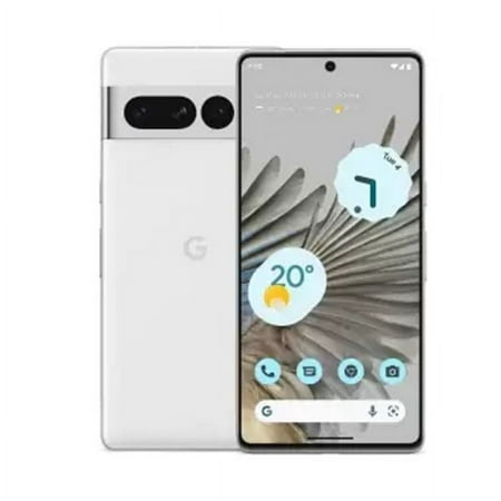 Google Pixel 7 Pro DUAL SIM 128GB ROM + 12GB RAM (GSM | CDMA) Factory Unlocked 5G Smartphone (Snow) - International Version
