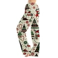 thumbnail image 2 of Womens Christmas Pajama Pants Soft Baggy Lounge Bottoms Sleepwear, Xmas Cozy Cute Print Pj Loungewear , Christmas Party, 2 of 6