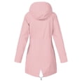 thumbnail image 5 of Hilenly Womens Plus Size Waterproof Rain Jacket Zip Up Lined Rain Coat Hooded Windbreaker Jackets with Pockets, 5 of 5