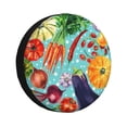 thumbnail image 1 of Fotbe Vegetable Funda de Llanta de Repuesto con Estampado, Engrosada, Ajuste Universal para Jeep, Remolque, RV, SUV, Camión-15 inch, 1 of 6