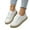 White, variant on Xysaqa White Tennis Shoes Women, Ballets Shoes for Girls Fashion Sneakers Shoes Casual Shoes Concert Low Cut Lace Up Shoes Womens Flats on Clearance