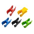 thumbnail image 2 of 10 piezas de hebilla de clip para asta de bandera de entrenamiento de fútbol, conector de bandera de scooter para práctica de advertencia, campo de agilidad al aire libre, voleibol, 2 of 5