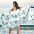 thumbnail image 2 of Coolnut Koala Beach Towel, Sand Free Super Absorbent Oversized Travel Towel with Mesh Bag for Beach,Camping, Swimming, Holiday, 30"x 60", 2 of 6