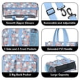 thumbnail image 3 of Teacher Tote Bag,Blue Baseballs and USA Flags Pattern Teacher Utility Tote Bag,Large Work Tote Bags for Women with Multiple Pockets,Top Zipper Closure,13.8x10.6x6.7 Inch, 3 of 5