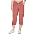 thumbnail image 2 of Manxivoo Women's Pants Active Women's Relaxed Lightweight Woven Cargo Capri Pant Womens Sweatpants Red M, 2 of 5