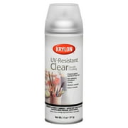 Krylon 11 oz. Clear Matte Spray Cans - UV and Moisture-Resistant Spray Clear Glaze for Wood, Metal, Plastic, Paper, Bisque - Bulk 8 Pack