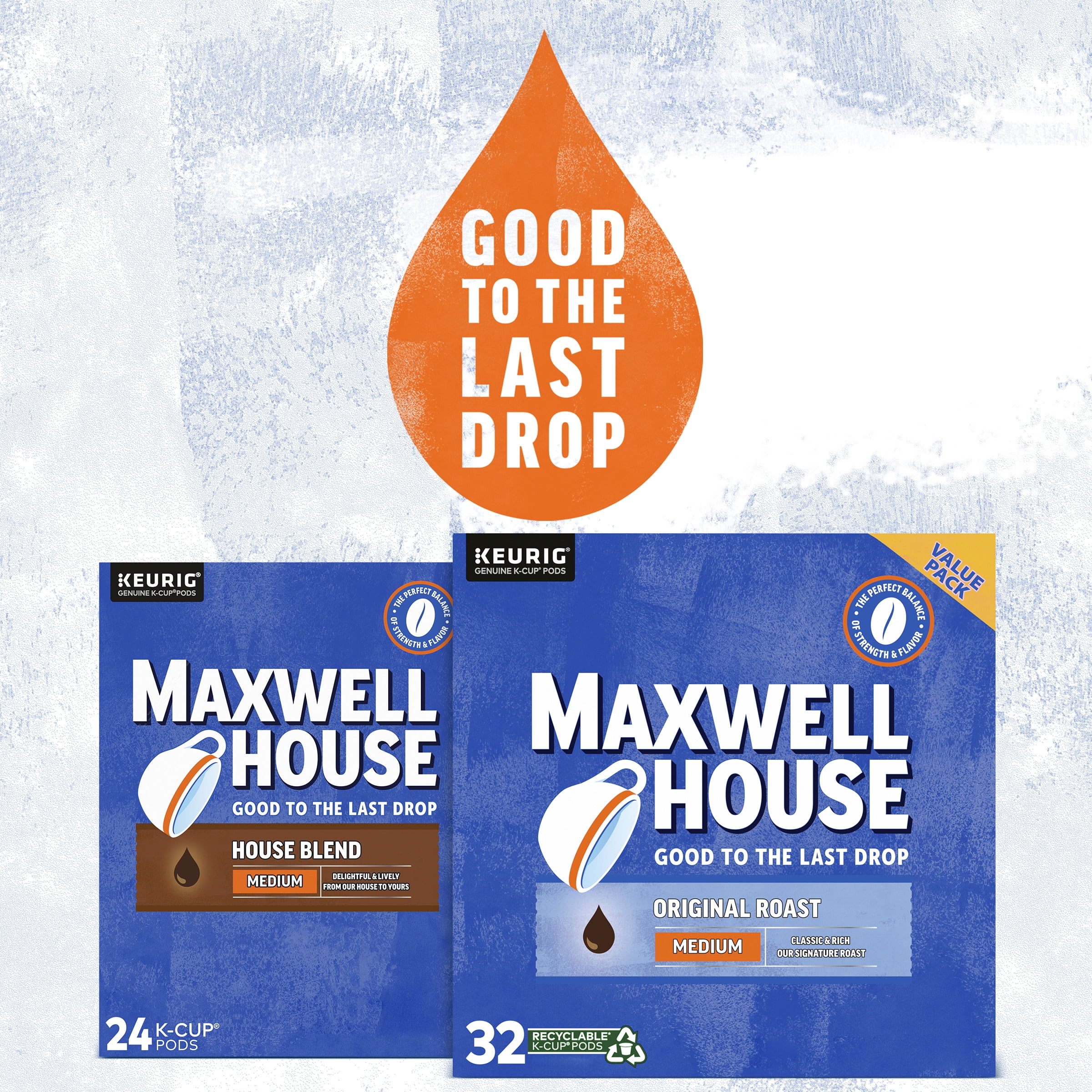 Maxwell House Original Roast Medium Roast K-Cup® Coffee Pods, 32 ct. Box
