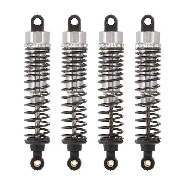 4 piezas 106004 Amortiguador de metal 98 mm 06038 06062 para piezas de actualización de automóviles todoterreno 1/10, 4